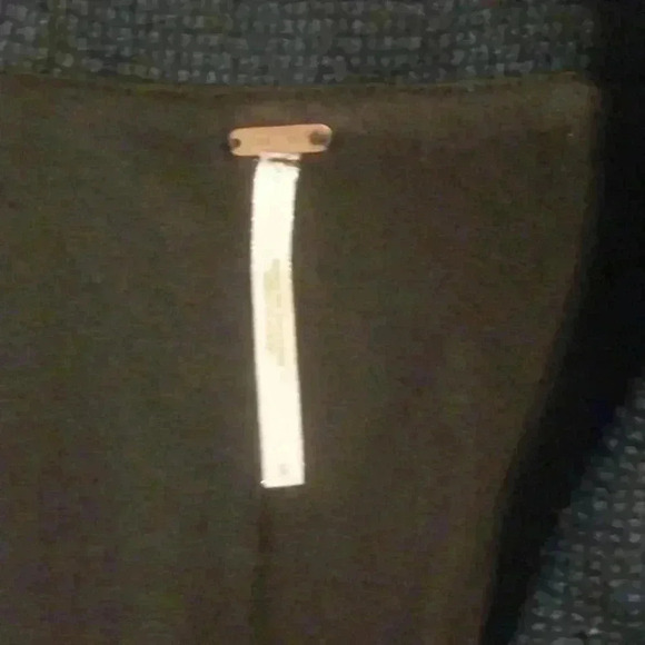 Free People Herringbone Wool Blend Puffed Sleeve Fitted Jacket Size S - Picture 6 of 8